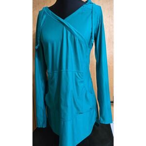 Athleta Hooded Swin Cover-up Dress (M)